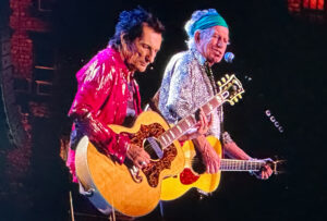 Ronnie Wood and Keith Richards at Metlife Stadium