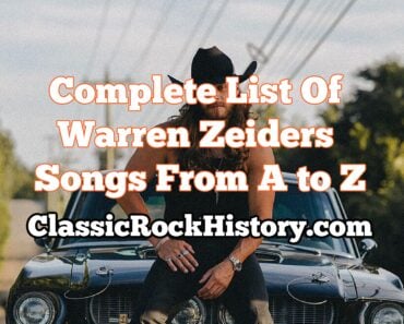 Complete List Of Warren Zeiders Songs From A to Z Complete List Of Warren Zeiders Songs From A to Z