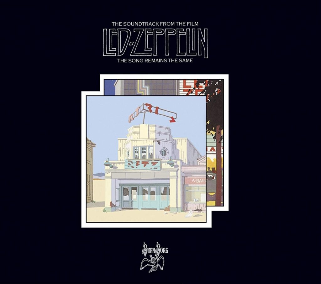 Led Zeppelin The Songs Remians The Same Soundtrack Album Cover