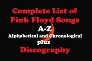 Pink Floyd Songs A- Z