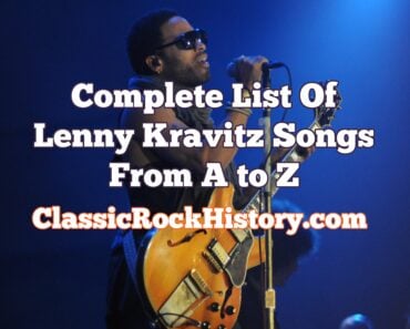 Complete List Of Lenny Kravitz Songs From A to Z